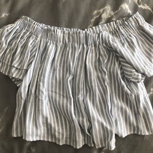 Off the shoulder blouse